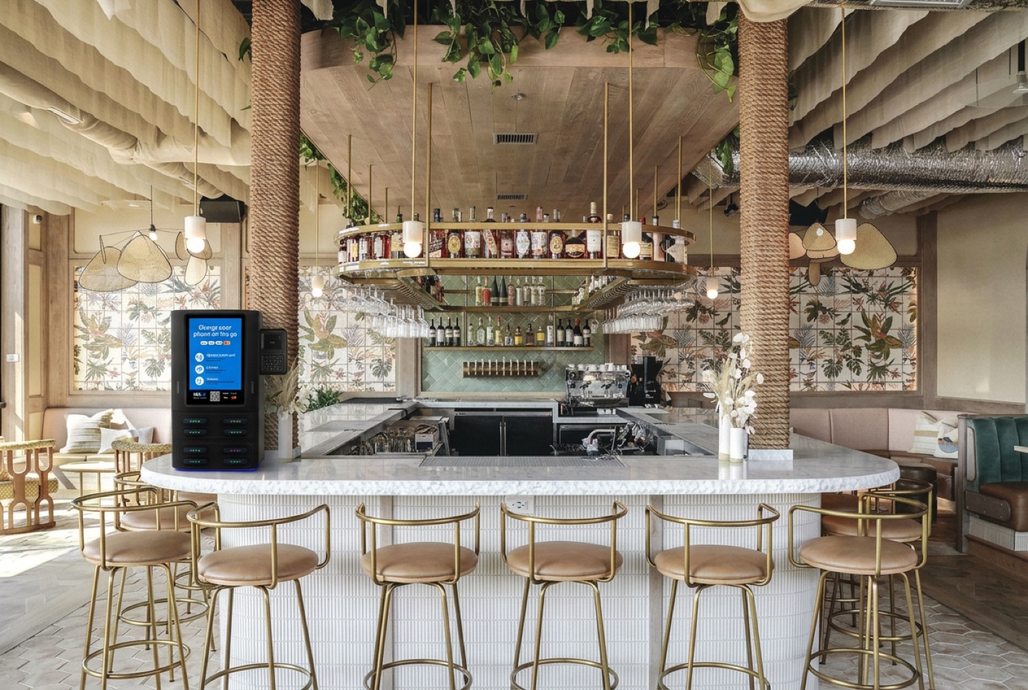 NOLO station on a venue reception